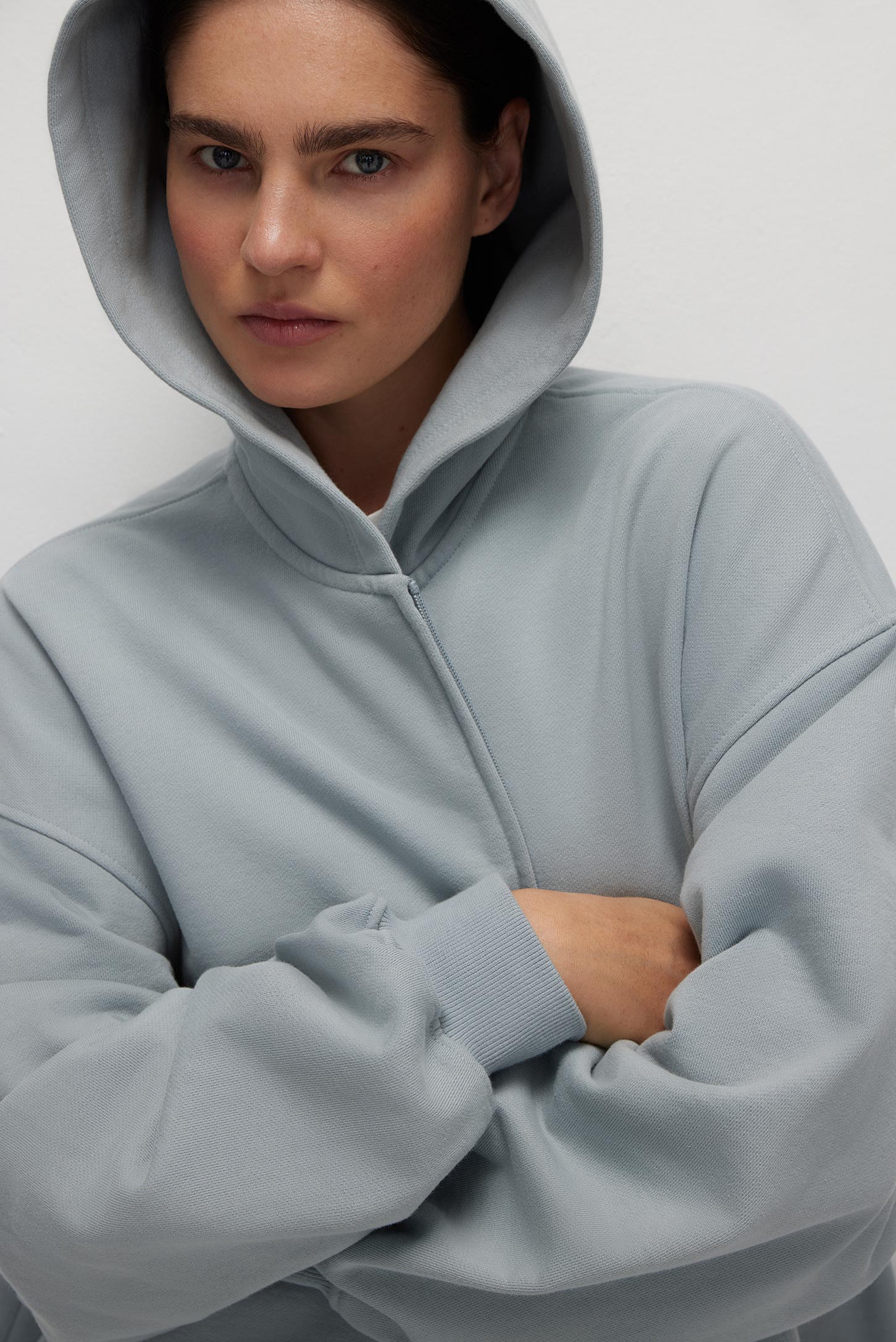 Zip hooded sweatshirt Cotton Dream – фото № 4