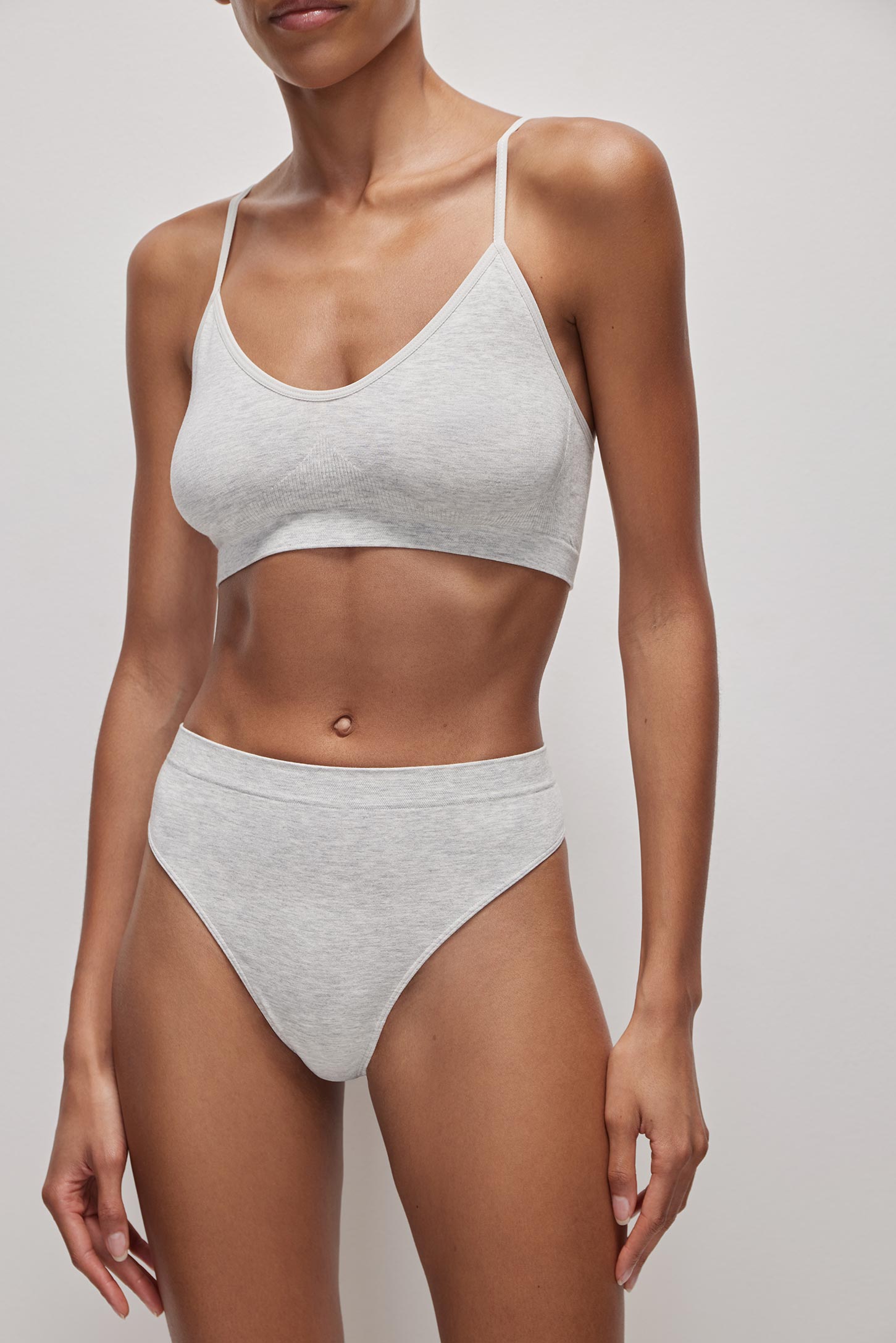 High-rise thong briefs Bamboo Seamless – фото № 6