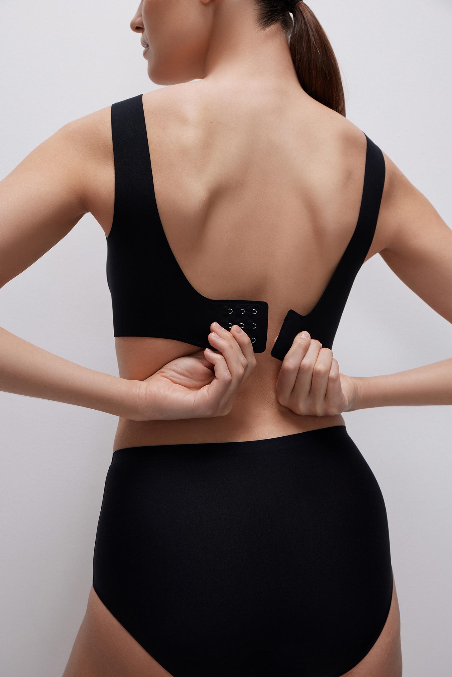 Laser cut bustier top with Invisible cups – фото № 7