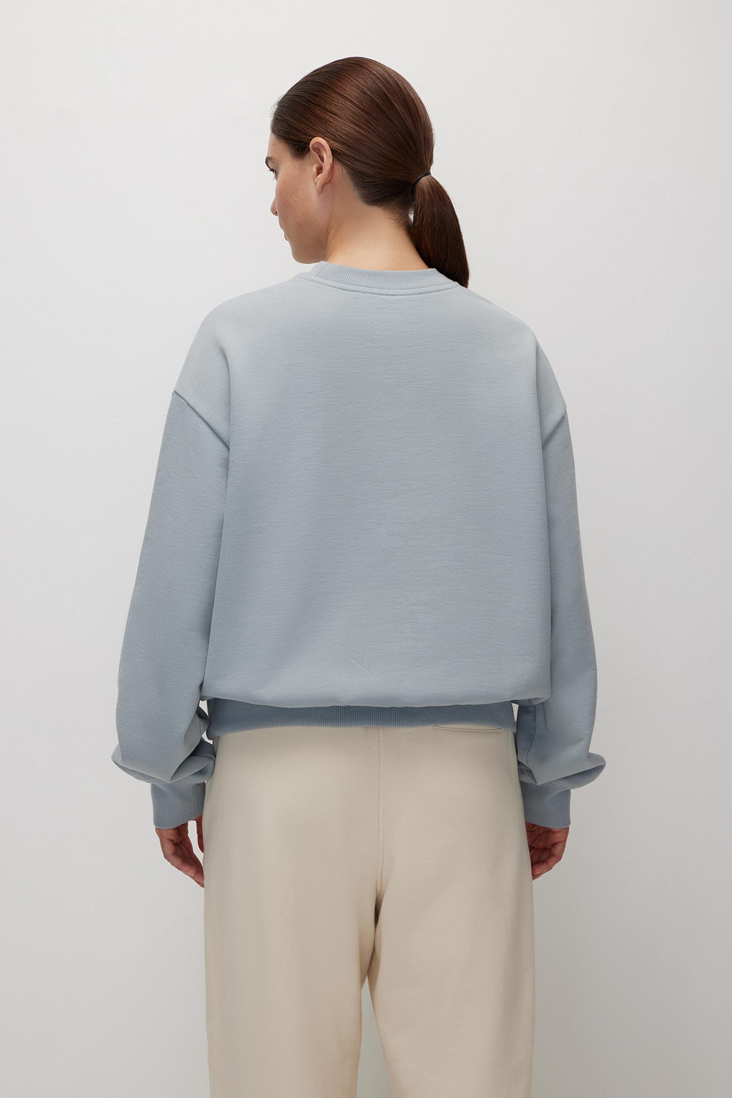 Straight-fit sweatshirt Cotton Dream – фото № 6
