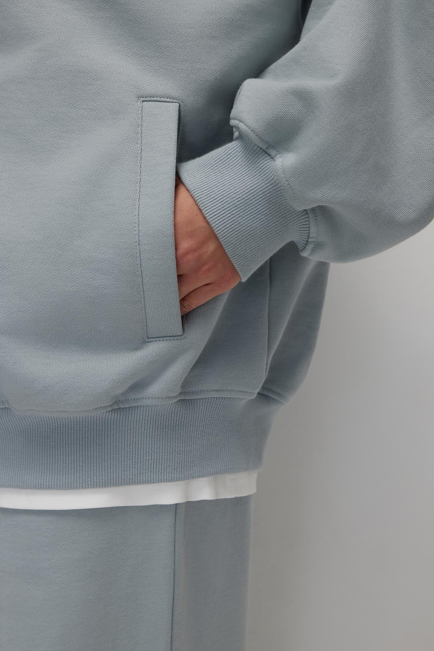 Zip hooded sweatshirt Cotton Dream – фото № 5