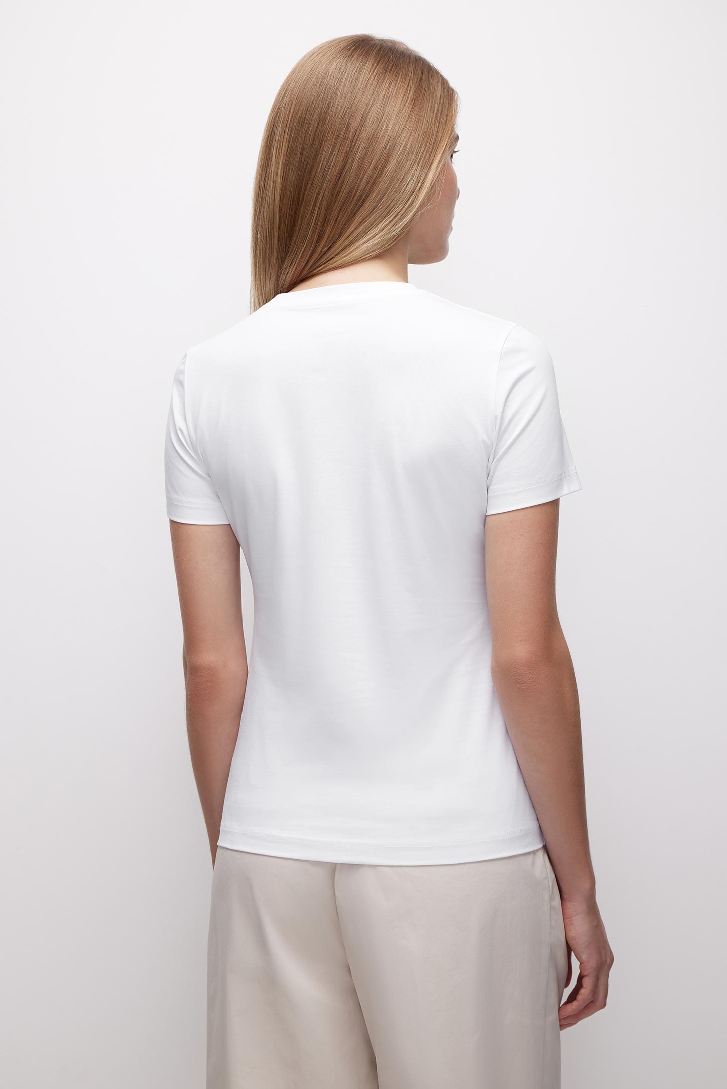 T-shirt slim fit Basic – фото № 5