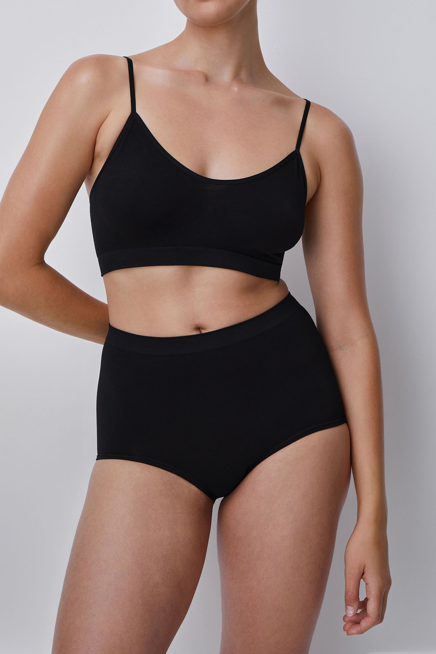 Bamboo high-rise culottes Seamless – фото № 5